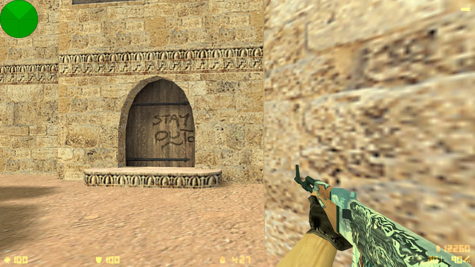 Скриншот CS 1.6 от Лёшки: блогерская сборка с 7 обновками, скины, черное меню, музыка и оптимизированный cfg