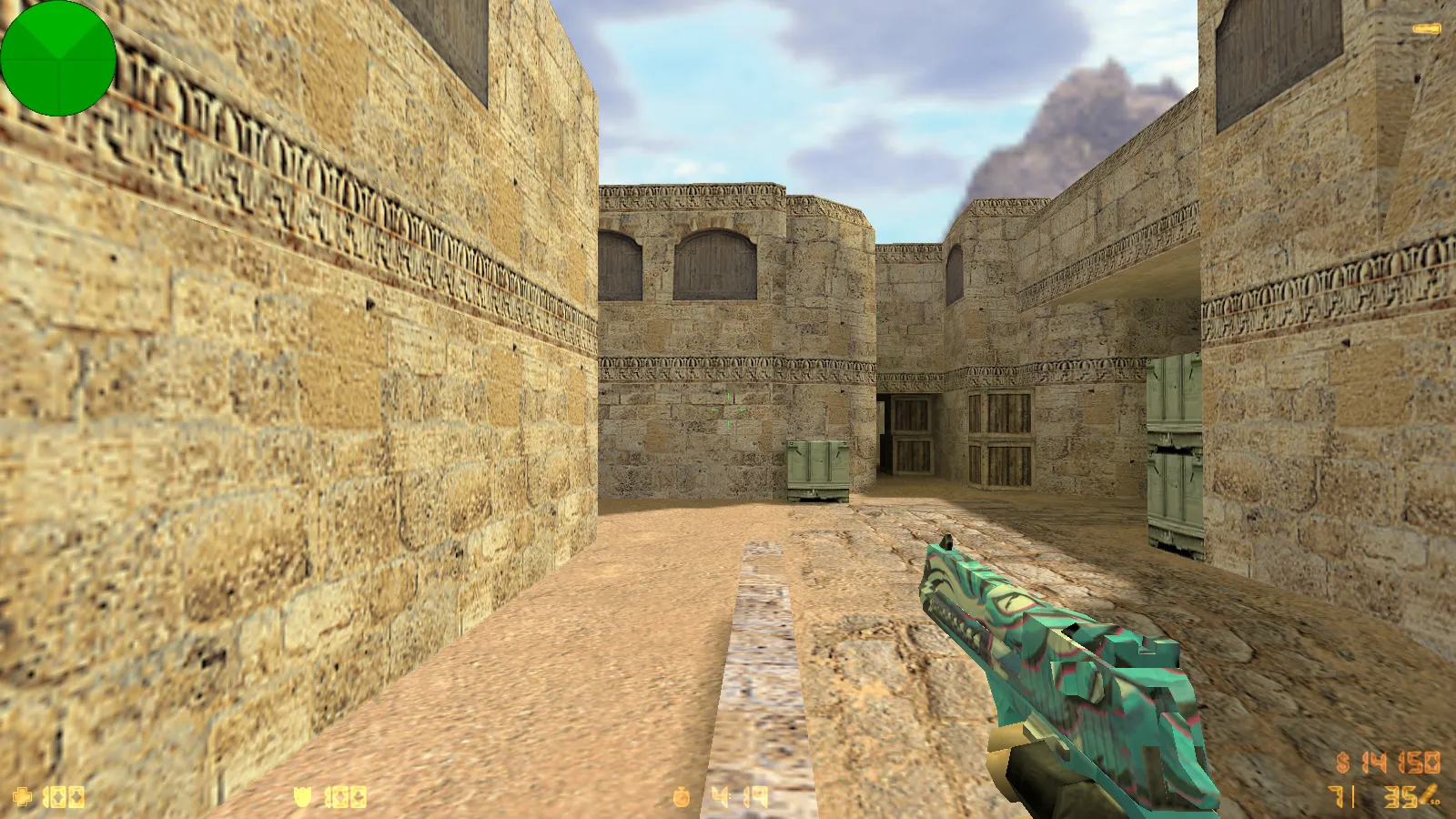 Скриншот  CS 1.6 от Лёшки: блогерская сборка с 7 обновками, скины, черное меню, музыка и оптимизированный cfg