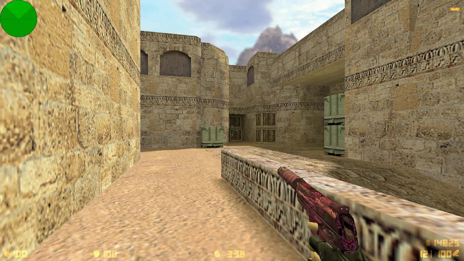 Скриншот  CS 1.6 от Лёшки: блогерская сборка с 7 обновками, скины, черное меню, музыка и оптимизированный cfg