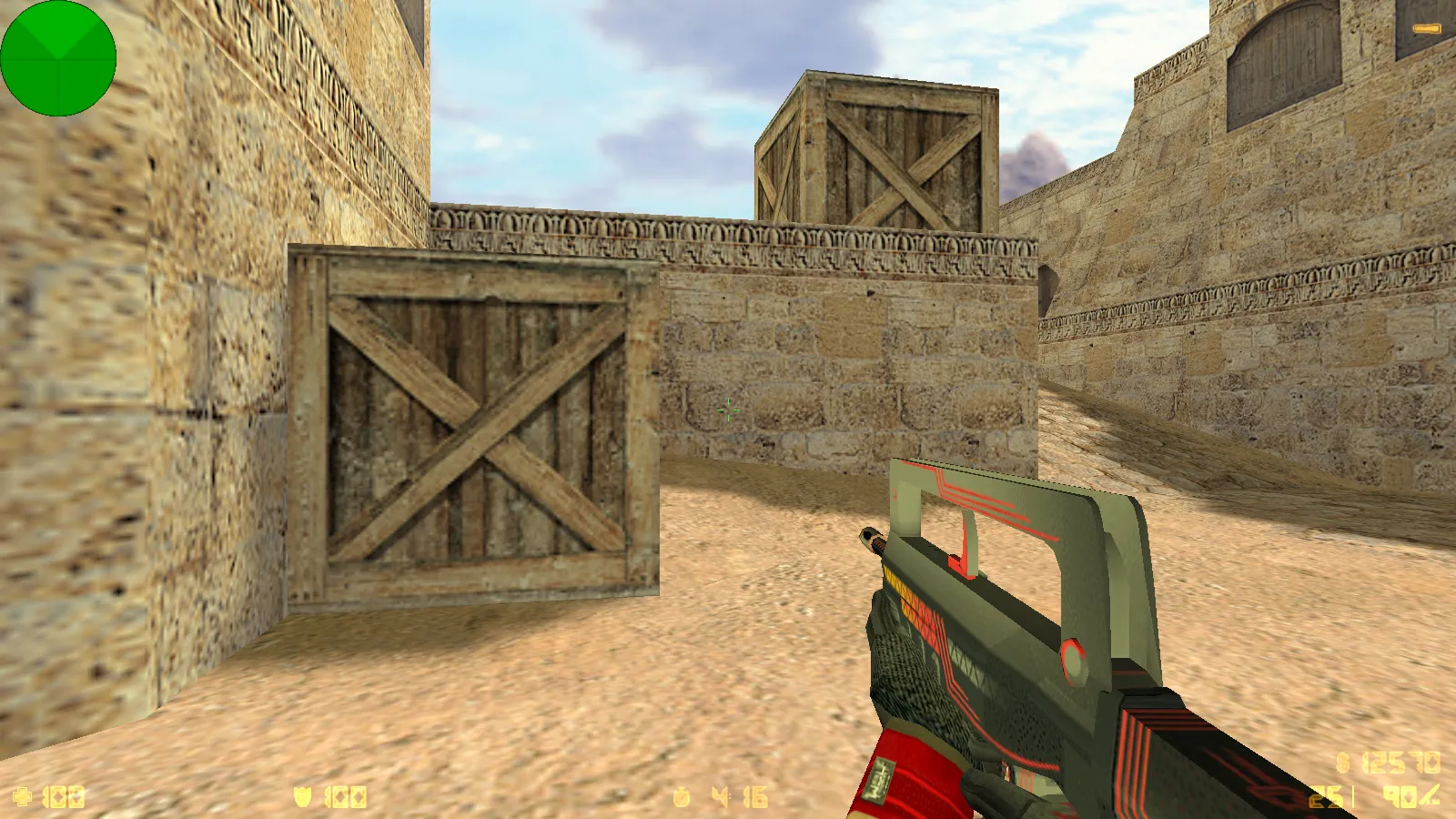 Скриншот  CS 1.6 от Лёшки: блогерская сборка с 7 обновками, скины, черное меню, музыка и оптимизированный cfg