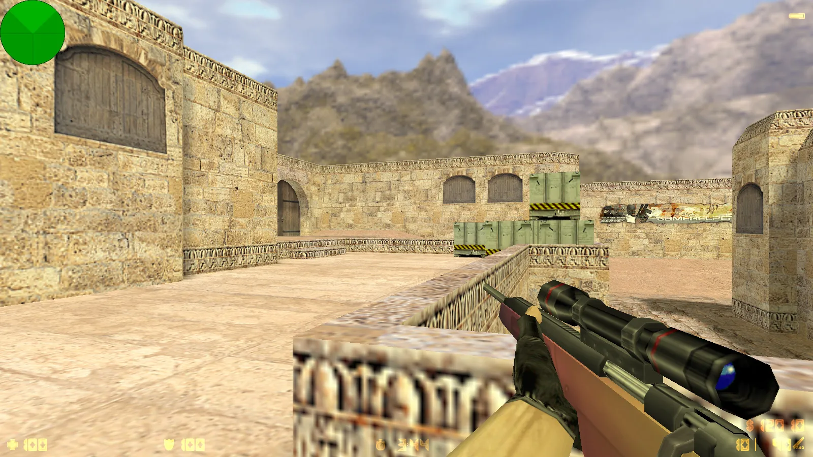 Скриншот  CS 1.6 от Лёшки: блогерская сборка с 7 обновками, скины, черное меню, музыка и оптимизированный cfg