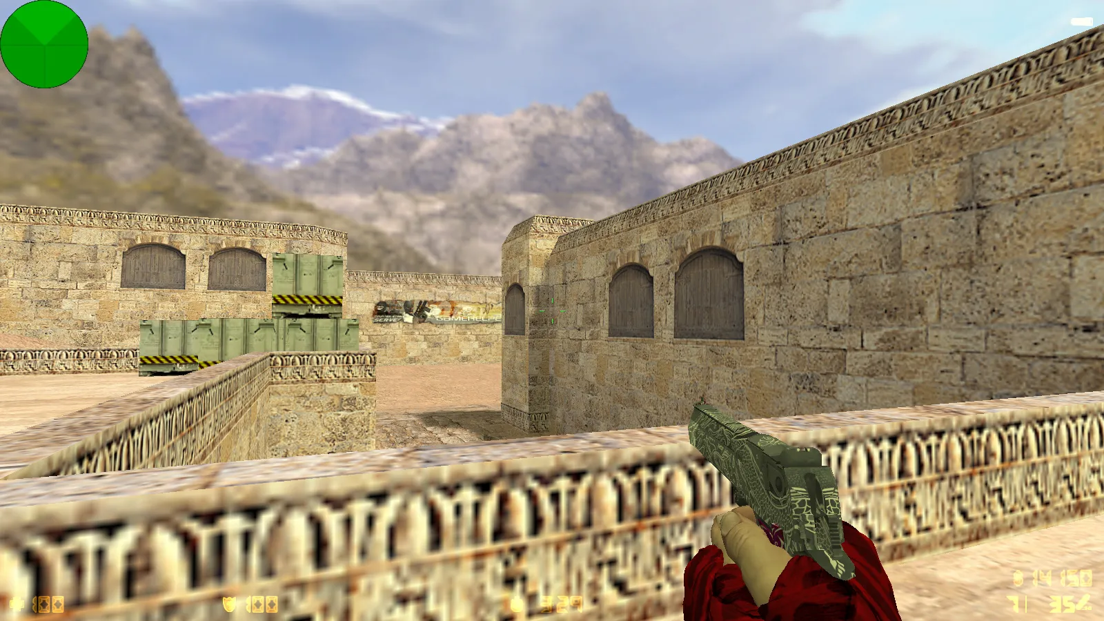 Скриншот  CS 1.6 Liberated: тематические моды, 29 скинов, звуки, прицел и оптимизированный конфиг