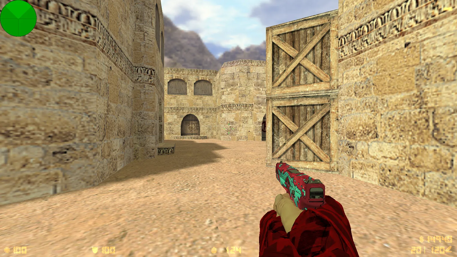 Скриншот  CS 1.6 Liberated: тематические моды, 29 скинов, звуки, прицел и оптимизированный конфиг