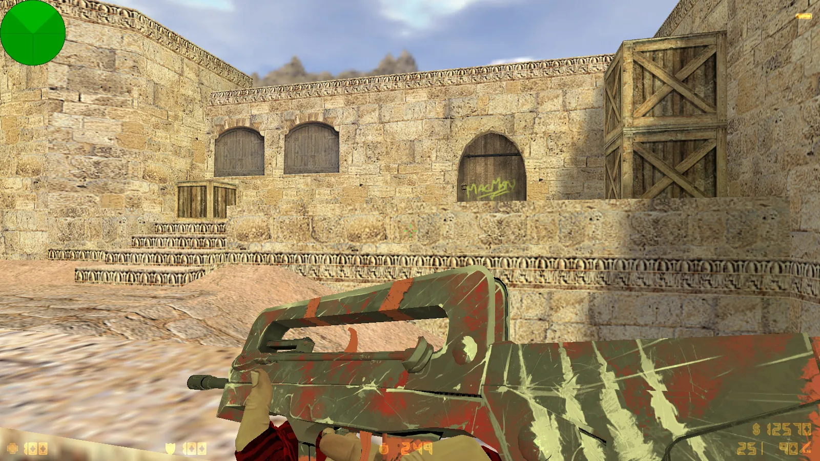 Скриншот  CS 1.6 Liberated: тематические моды, 29 скинов, звуки, прицел и оптимизированный конфиг