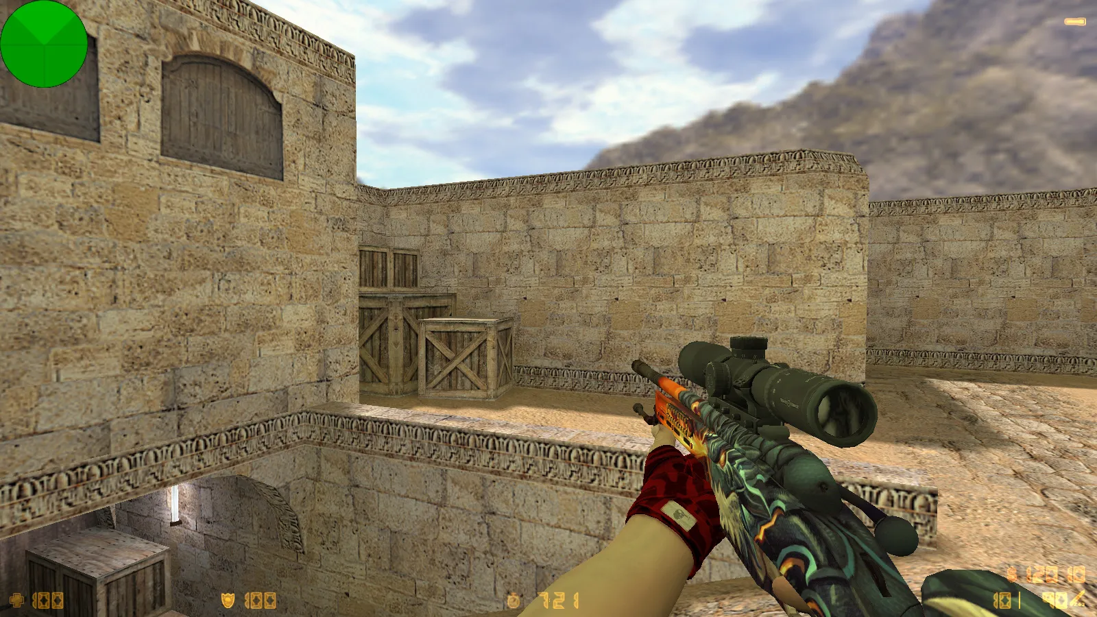 Скриншот  CS 1.6 Liberated: тематические моды, 29 скинов, звуки, прицел и оптимизированный конфиг