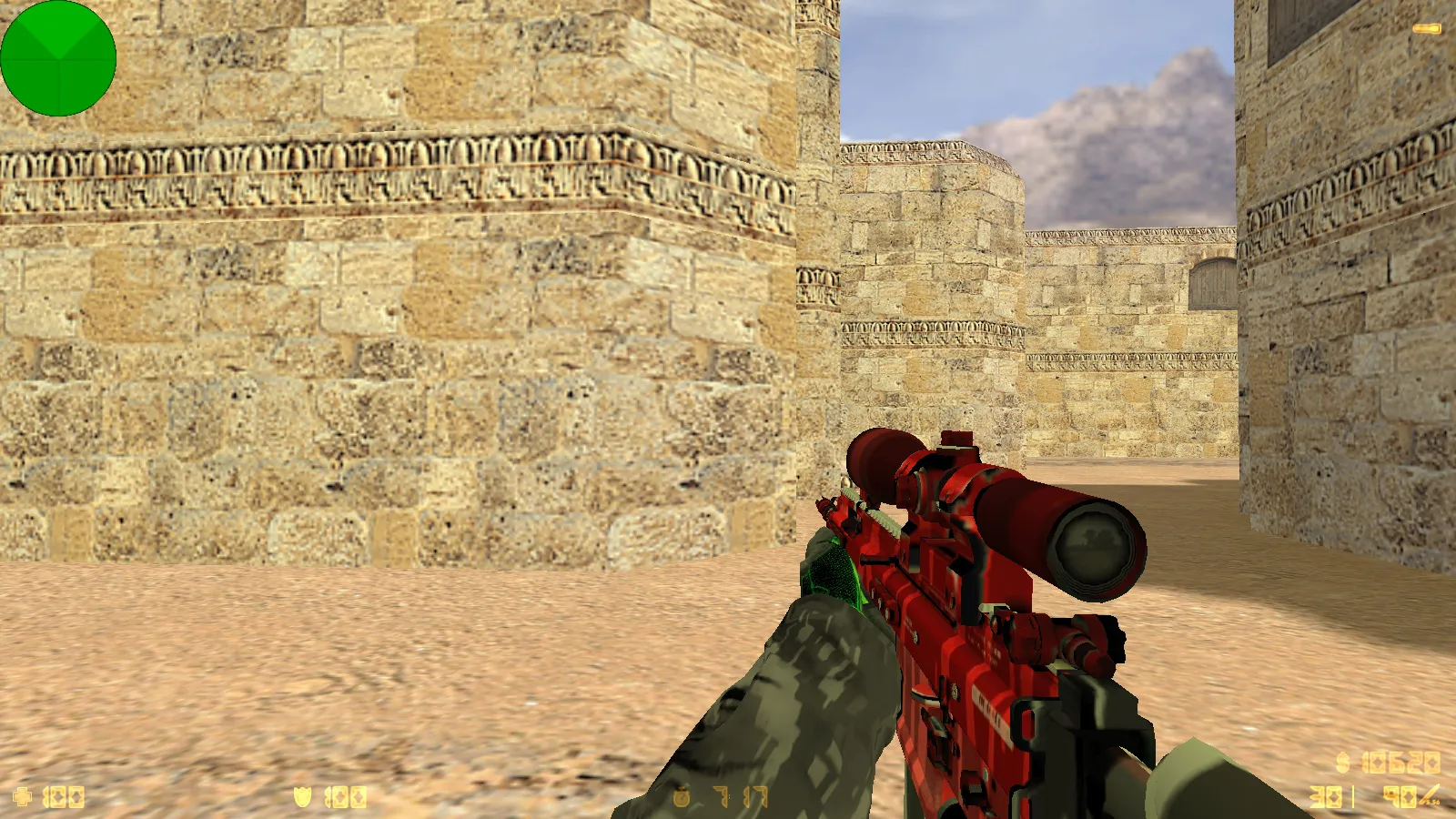 Скриншот  CS 1.6 Liberated: тематические моды, 29 скинов, звуки, прицел и оптимизированный конфиг