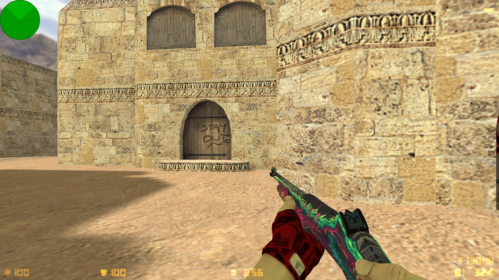 Скриншот  CS 1.6 Liberated: тематические моды, 29 скинов, звуки, прицел и оптимизированный конфиг