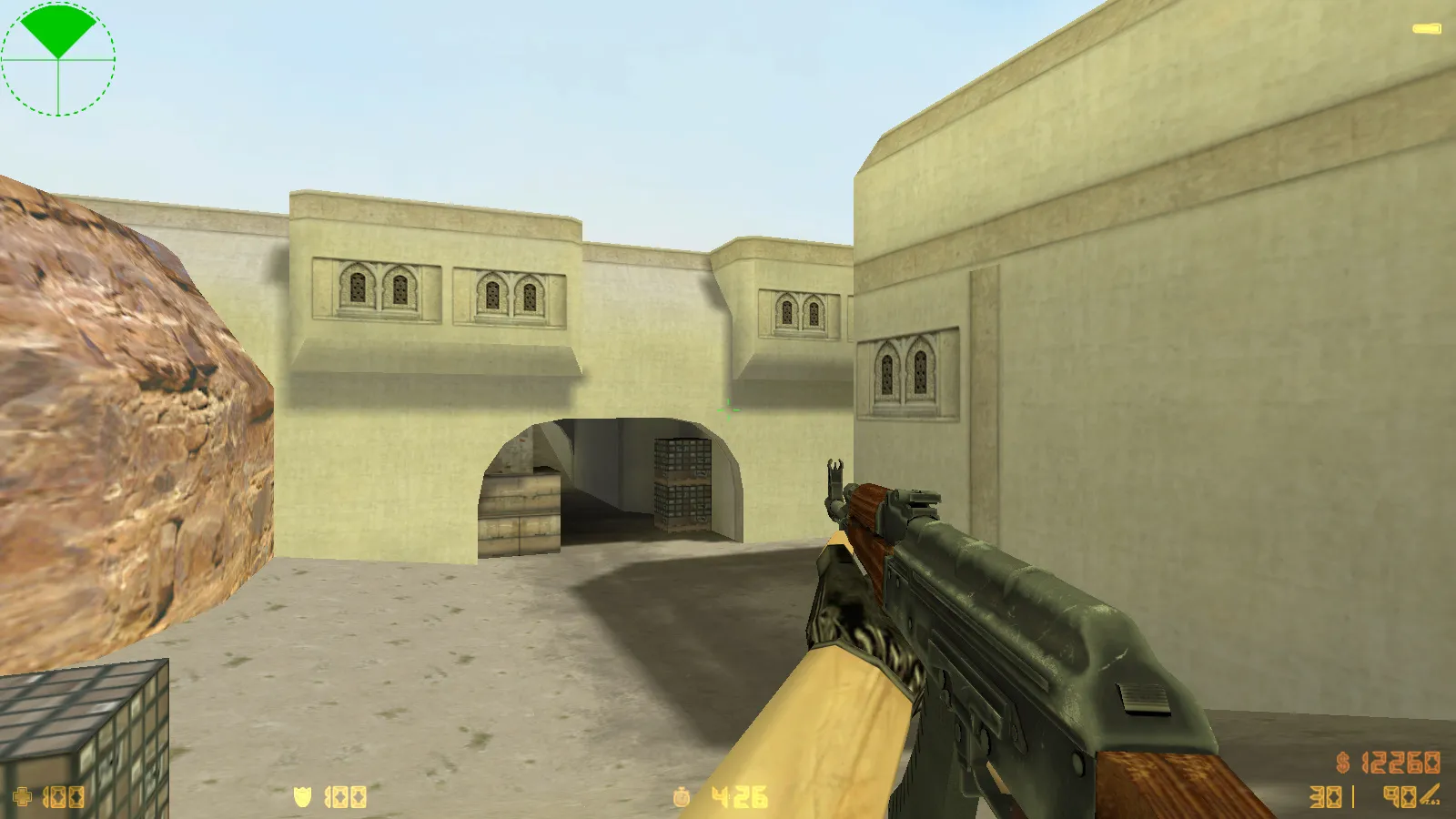 Скриншот CS 1.6 Limited — 11 модов, CS:GO оружие p_/v_/w_ модели, скины T/R, графика меню и оптимизированный config.cfg