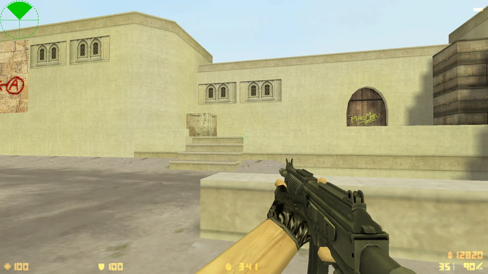 Скриншот  CS 1.6 Limited — 11 модов, CS:GO оружие p_/v_/w_ модели, скины T/R, графика меню и оптимизированный config.cfg