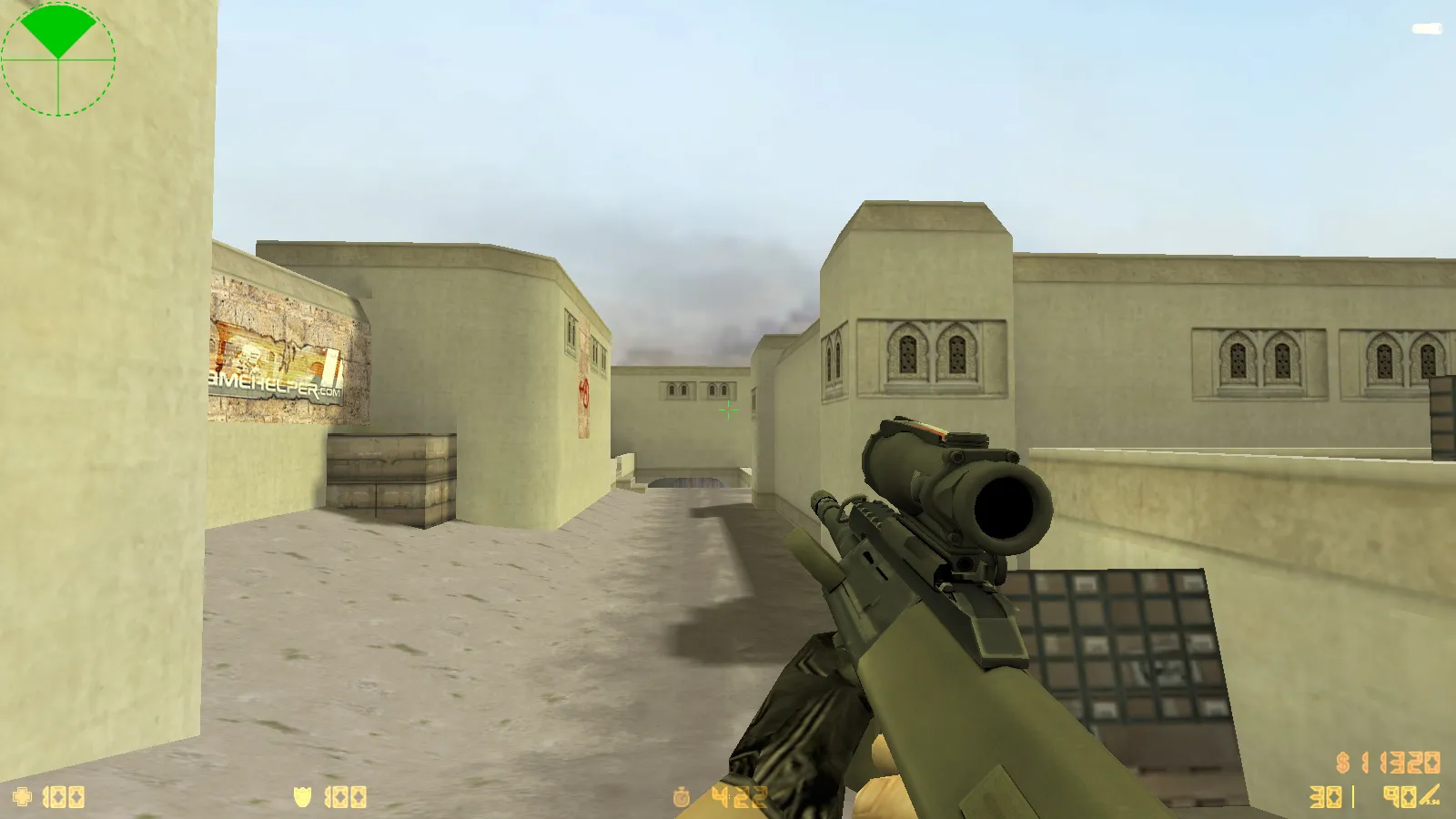 Скриншот  CS 1.6 Limited — 11 модов, CS:GO оружие p_/v_/w_ модели, скины T/R, графика меню и оптимизированный config.cfg