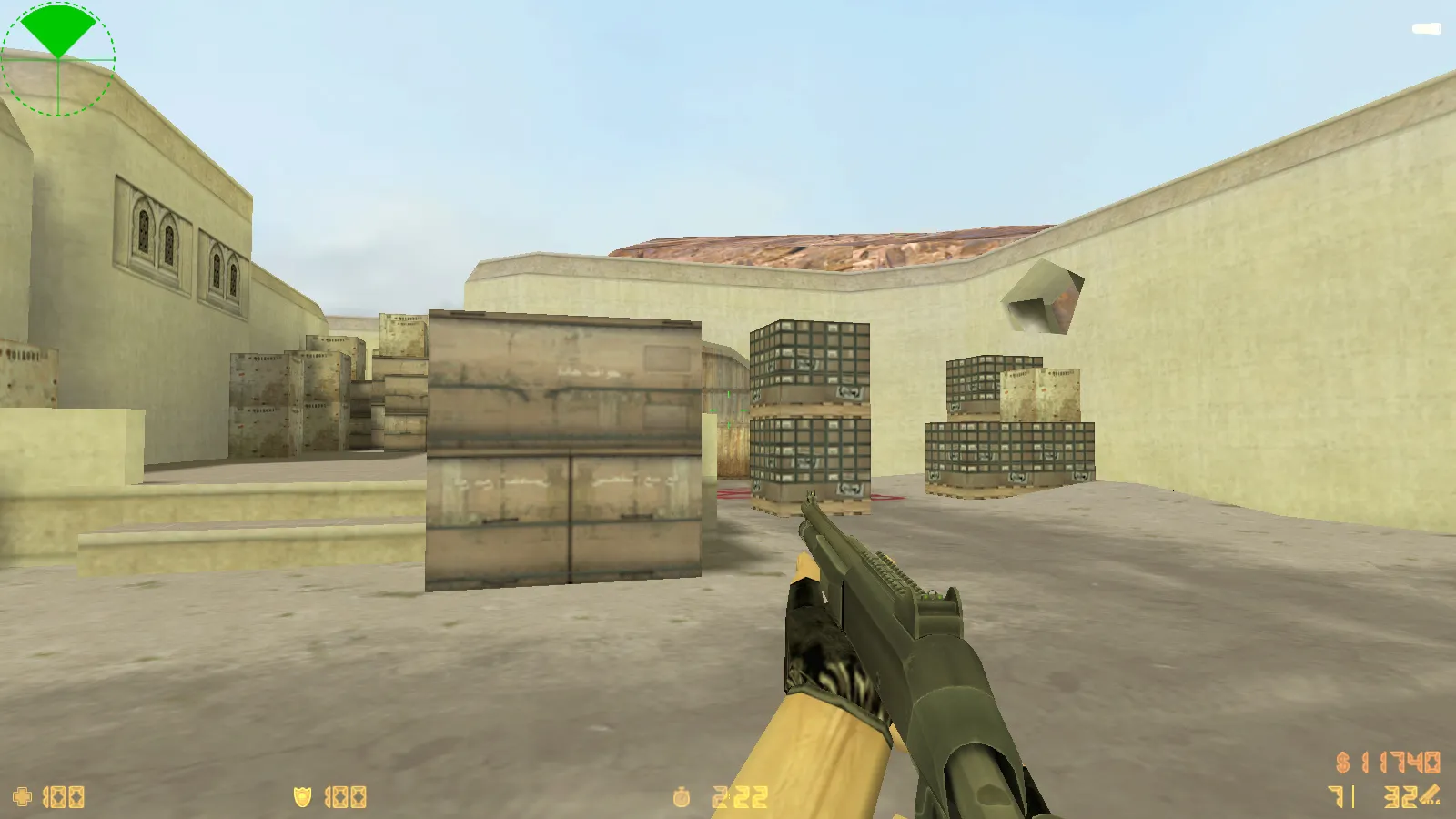 Скриншот  CS 1.6 Limited — 11 модов, CS:GO оружие p_/v_/w_ модели, скины T/R, графика меню и оптимизированный config.cfg