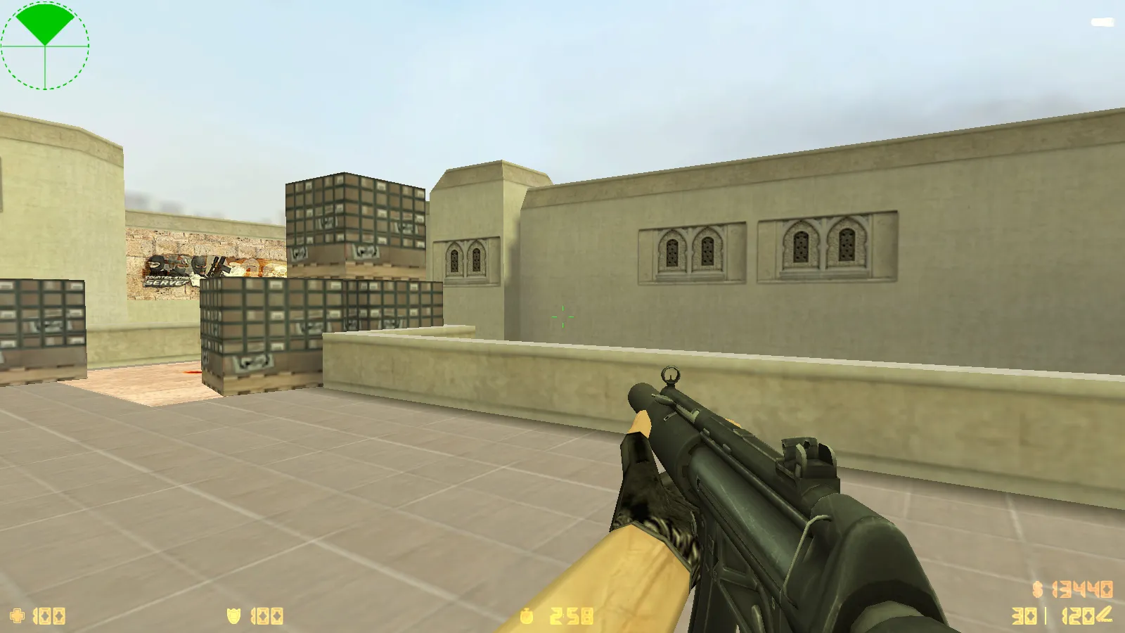 Скриншот  CS 1.6 Limited — 11 модов, CS:GO оружие p_/v_/w_ модели, скины T/R, графика меню и оптимизированный config.cfg