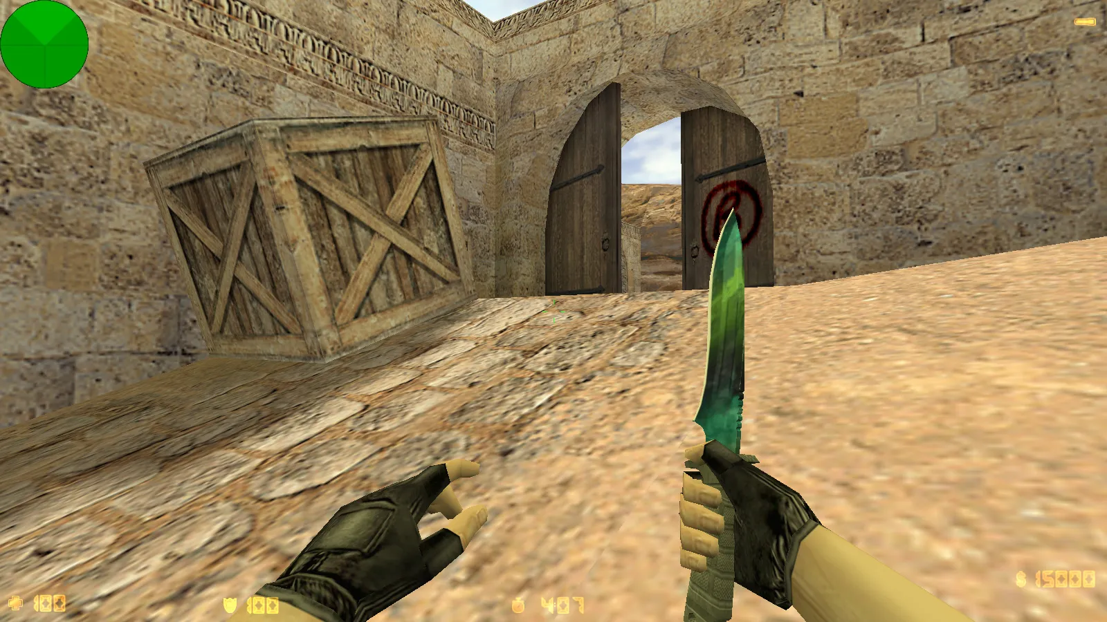 Скриншот CS 1.6 от Лисички: сборка с 6 обновками, выбор оружия как в CS2, меню-стиль, звуки и музыка