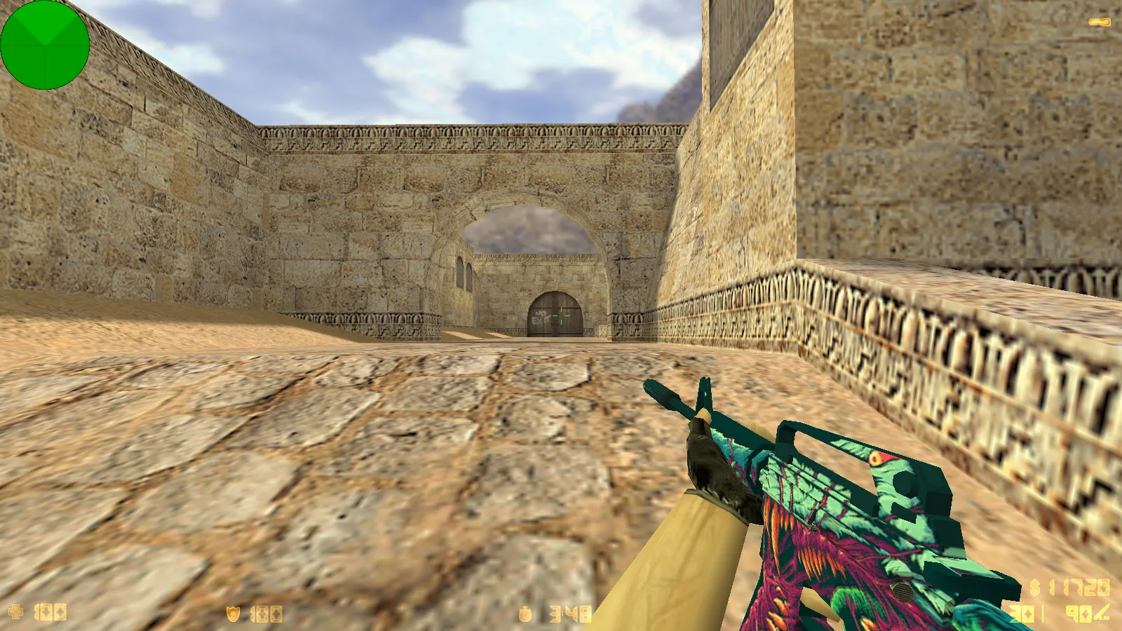 Скриншот  CS 1.6 от Лисички: сборка с 6 обновками, выбор оружия как в CS2, меню-стиль, звуки и музыка