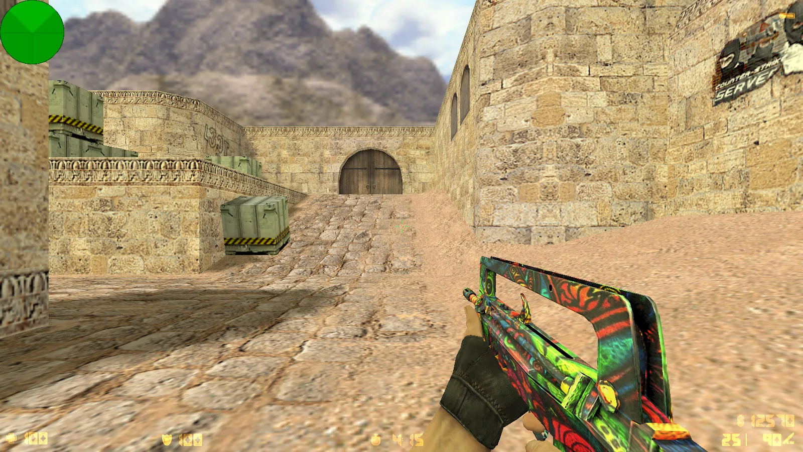 Скриншот  CS 1.6 от Лисички: сборка с 6 обновками, выбор оружия как в CS2, меню-стиль, звуки и музыка