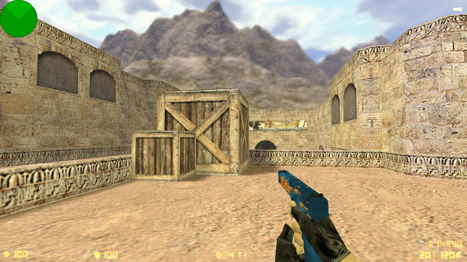 Скриншот  CS 1.6 от Лисички: сборка с 6 обновками, выбор оружия как в CS2, меню-стиль, звуки и музыка