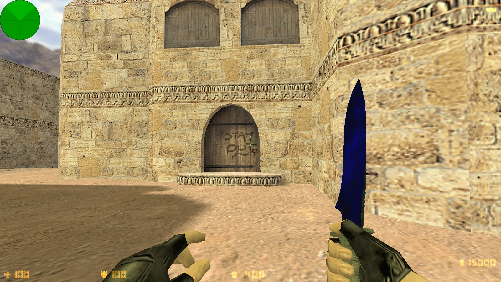 Скриншот CS 1.6 от lucky sm0k: блогерская сборка с 10 скинами, темным меню и оптимизированным конфигом