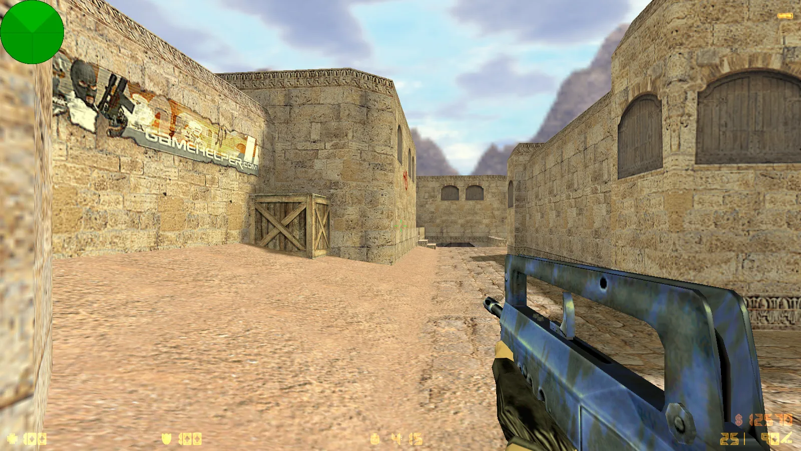 Скриншот  CS 1.6 от lucky sm0k: блогерская сборка с 10 скинами, темным меню и оптимизированным конфигом