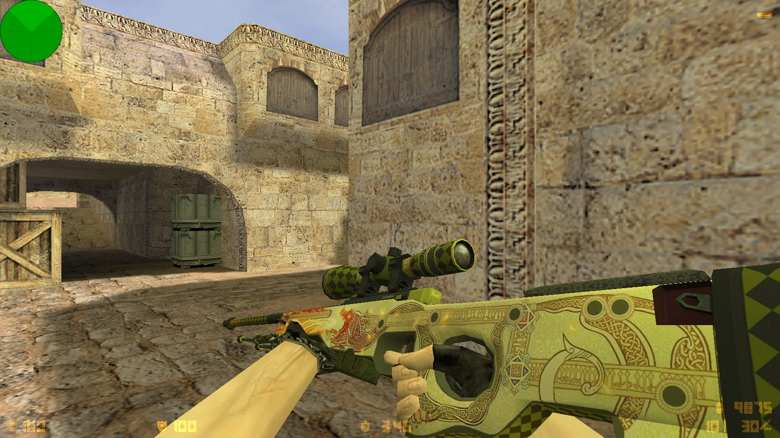 Скриншот  CS 1.6 Luminosity Gaming: скины, графика, 6 обновлений и оптимизированный конфиг для онлайн и оффлайн