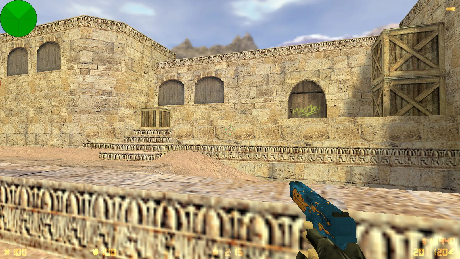 Скриншот  CS 1.6 Luminosity Gaming: скины, графика, 6 обновлений и оптимизированный конфиг для онлайн и оффлайн