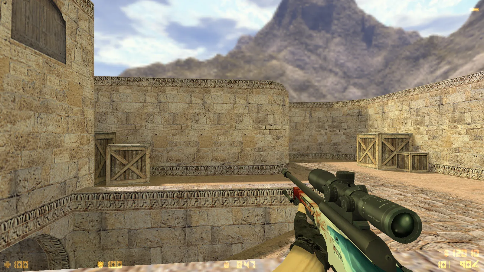 Скриншот  CS 1.6 Luminosity Gaming: скины, графика, 6 обновлений и оптимизированный конфиг для онлайн и оффлайн