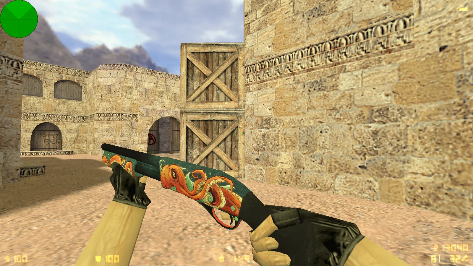 Скриншот  CS 1.6 Luminosity Gaming: скины, графика, 6 обновлений и оптимизированный конфиг для онлайн и оффлайн