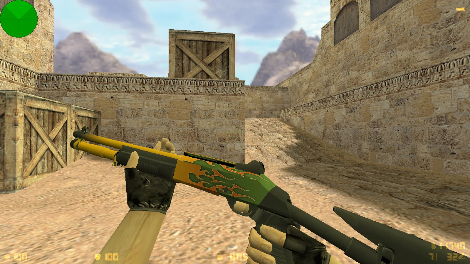 Скриншот  CS 1.6 Luminosity Gaming: скины, графика, 6 обновлений и оптимизированный конфиг для онлайн и оффлайн