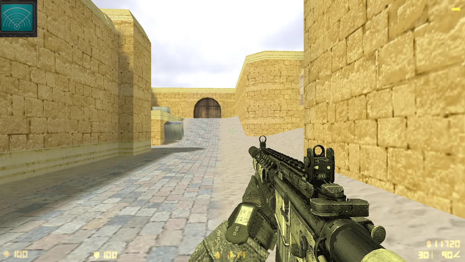 Скриншот  CS 1.6 Modern Warfare 3 — тематическая сборка с 10 новинками: модели MW3, звуки, меню и поддержка онлайн/ботов