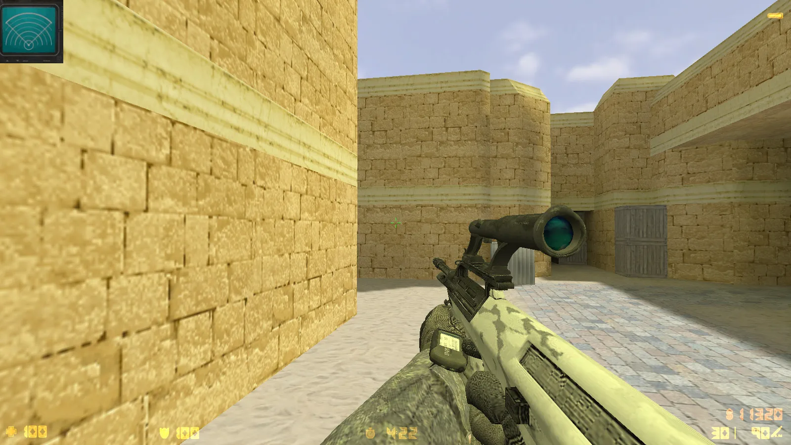 Скриншот  CS 1.6 Modern Warfare 3 — тематическая сборка с 10 новинками: модели MW3, звуки, меню и поддержка онлайн/ботов