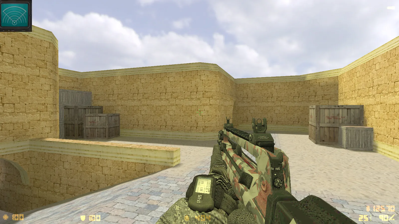 Скриншот  CS 1.6 Modern Warfare 3 — тематическая сборка с 10 новинками: модели MW3, звуки, меню и поддержка онлайн/ботов