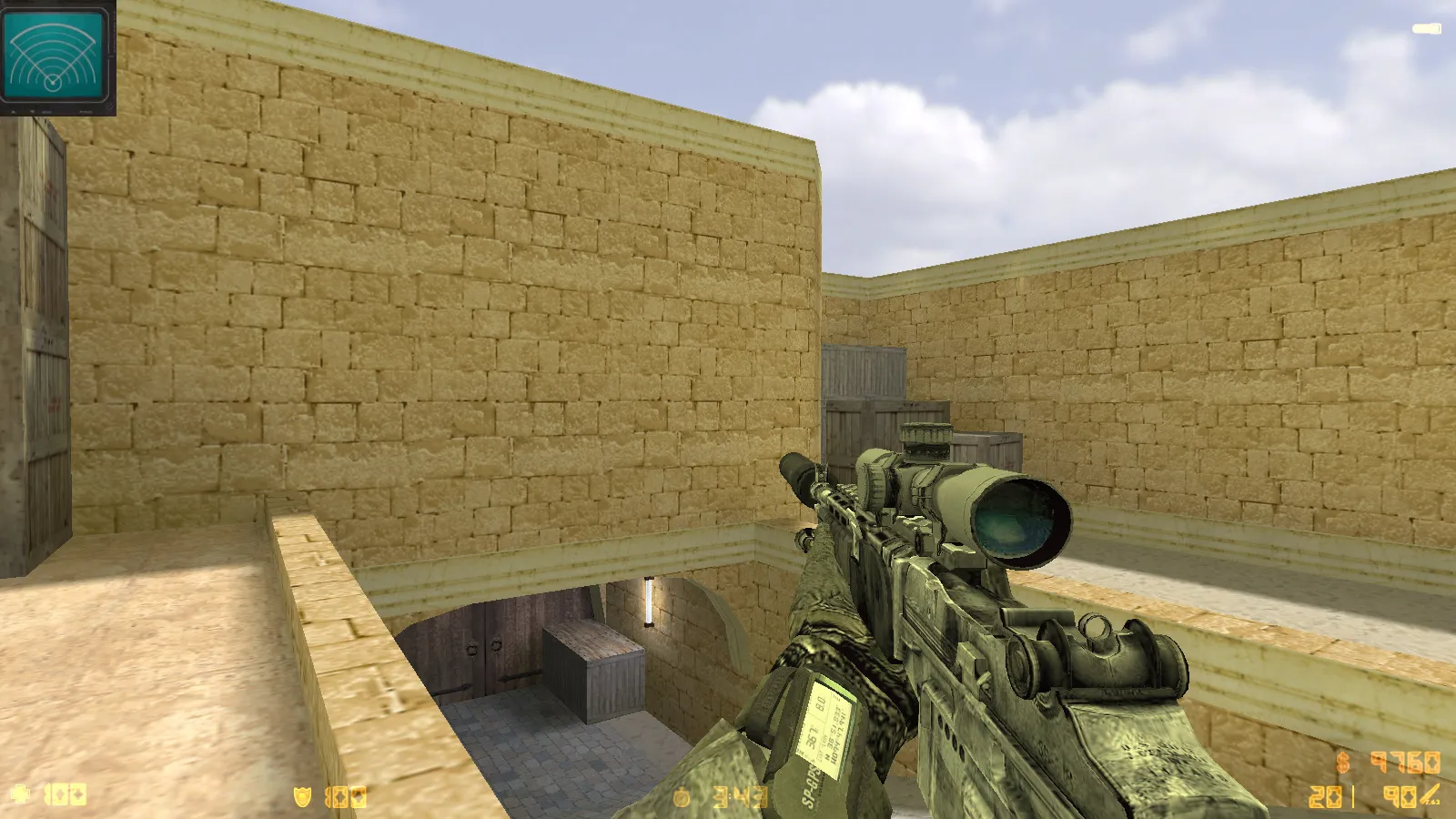 Скриншот  CS 1.6 Modern Warfare 3 — тематическая сборка с 10 новинками: модели MW3, звуки, меню и поддержка онлайн/ботов