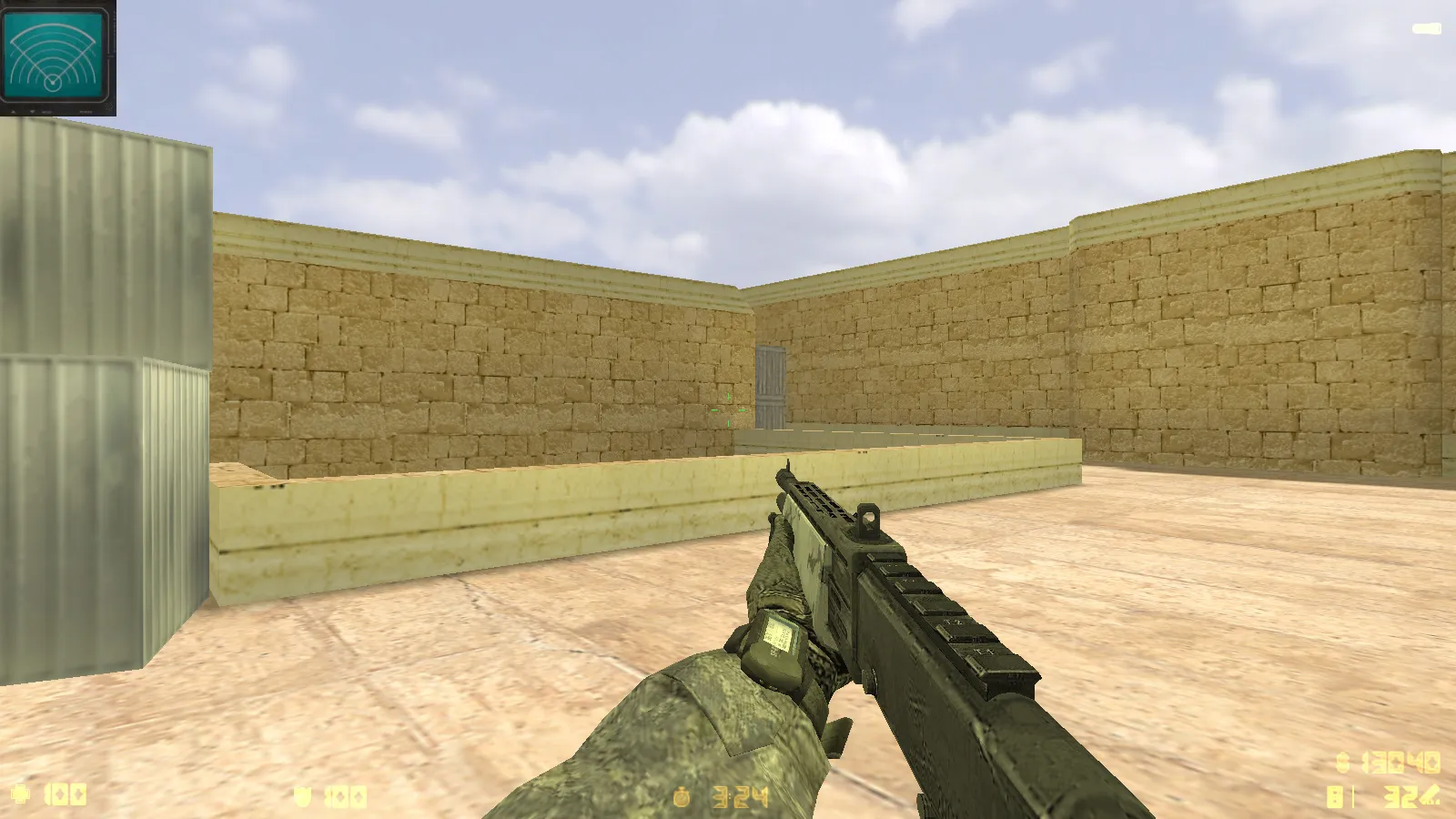 Скриншот  CS 1.6 Modern Warfare 3 — тематическая сборка с 10 новинками: модели MW3, звуки, меню и поддержка онлайн/ботов