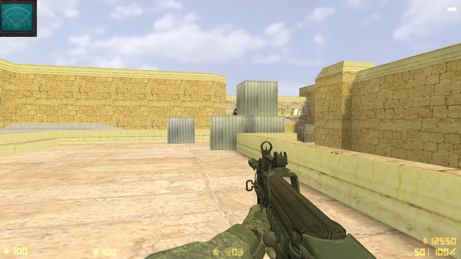 Скриншот  CS 1.6 Modern Warfare 3 — тематическая сборка с 10 новинками: модели MW3, звуки, меню и поддержка онлайн/ботов