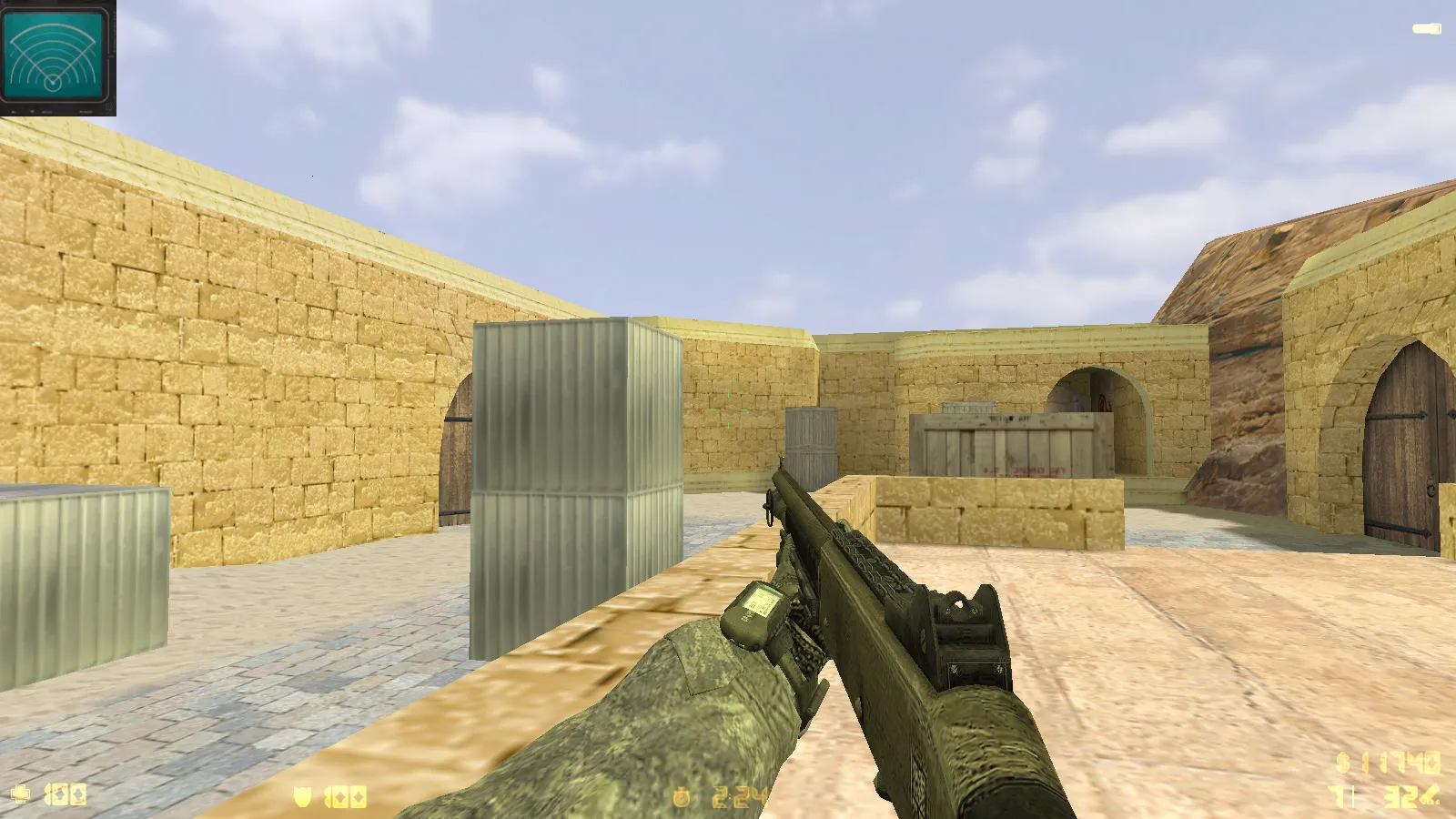 Скриншот  CS 1.6 Modern Warfare 3 — тематическая сборка с 10 новинками: модели MW3, звуки, меню и поддержка онлайн/ботов