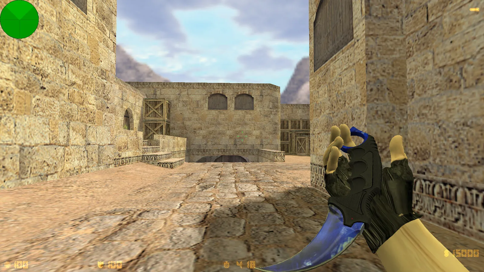 Скриншот CS 1.6 от Magisto: блогерская сборка с Dust2, керамбитом, M9, меню-музыкой и оптимальным конфигом