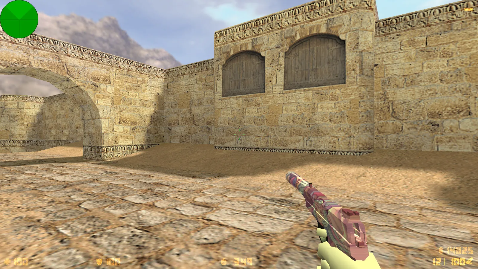 Скриншот  CS 1.6 от Makedonskiy: блогерская сборка с 6 улучшениями, темным меню, аниме-скинами и оптимизированным конфигом