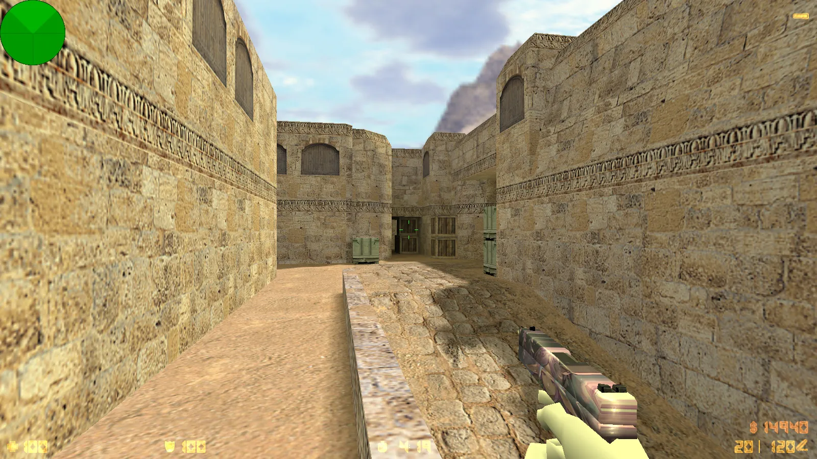 Скриншот  CS 1.6 от Makedonskiy: блогерская сборка с 6 улучшениями, темным меню, аниме-скинами и оптимизированным конфигом