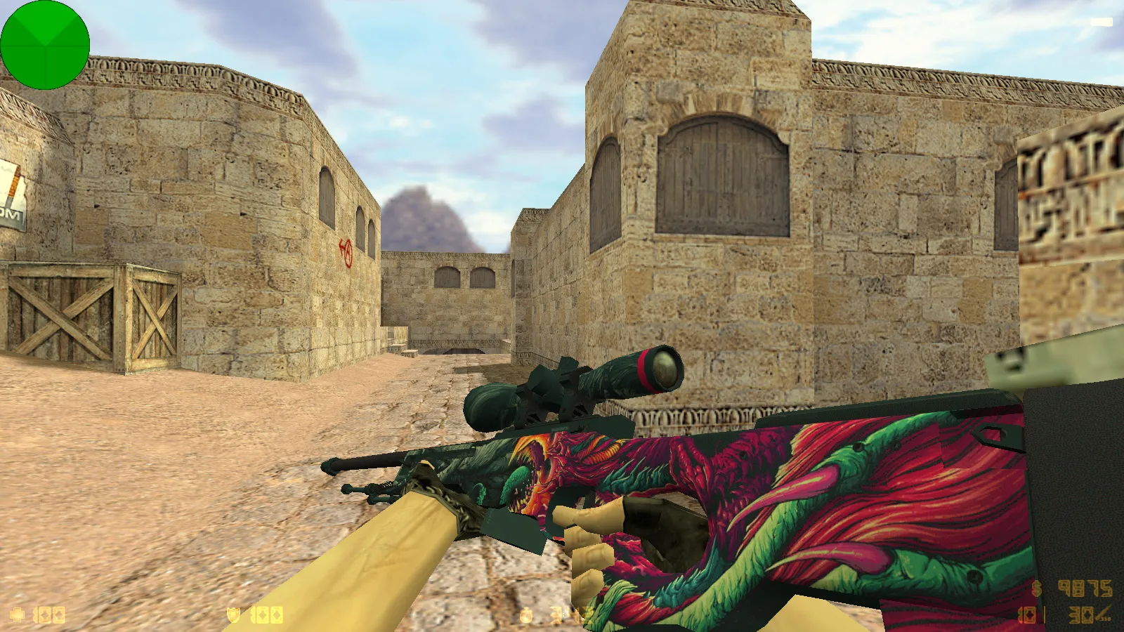 Скриншот  CS 1.6 от Maks Show: блогерская сборка с 8 новшествами, скины, тема меню, звуки и оптимизированный конфиг