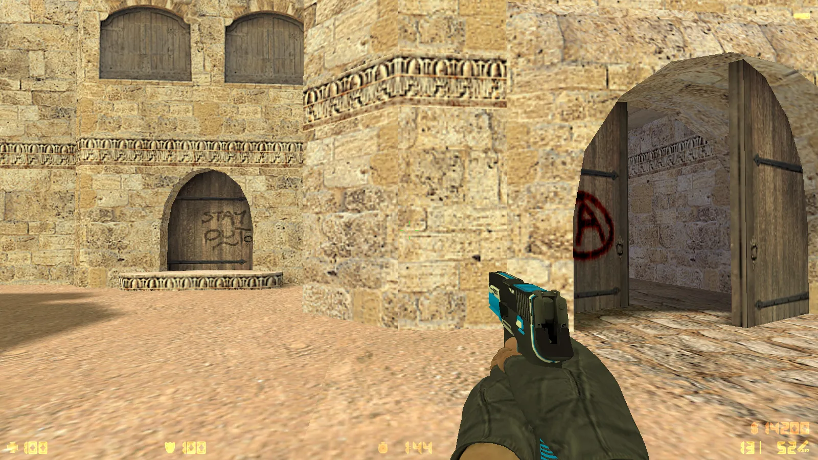 Скриншот  CS 1.6 от Maks Show: блогерская сборка с 8 новшествами, скины, тема меню, звуки и оптимизированный конфиг