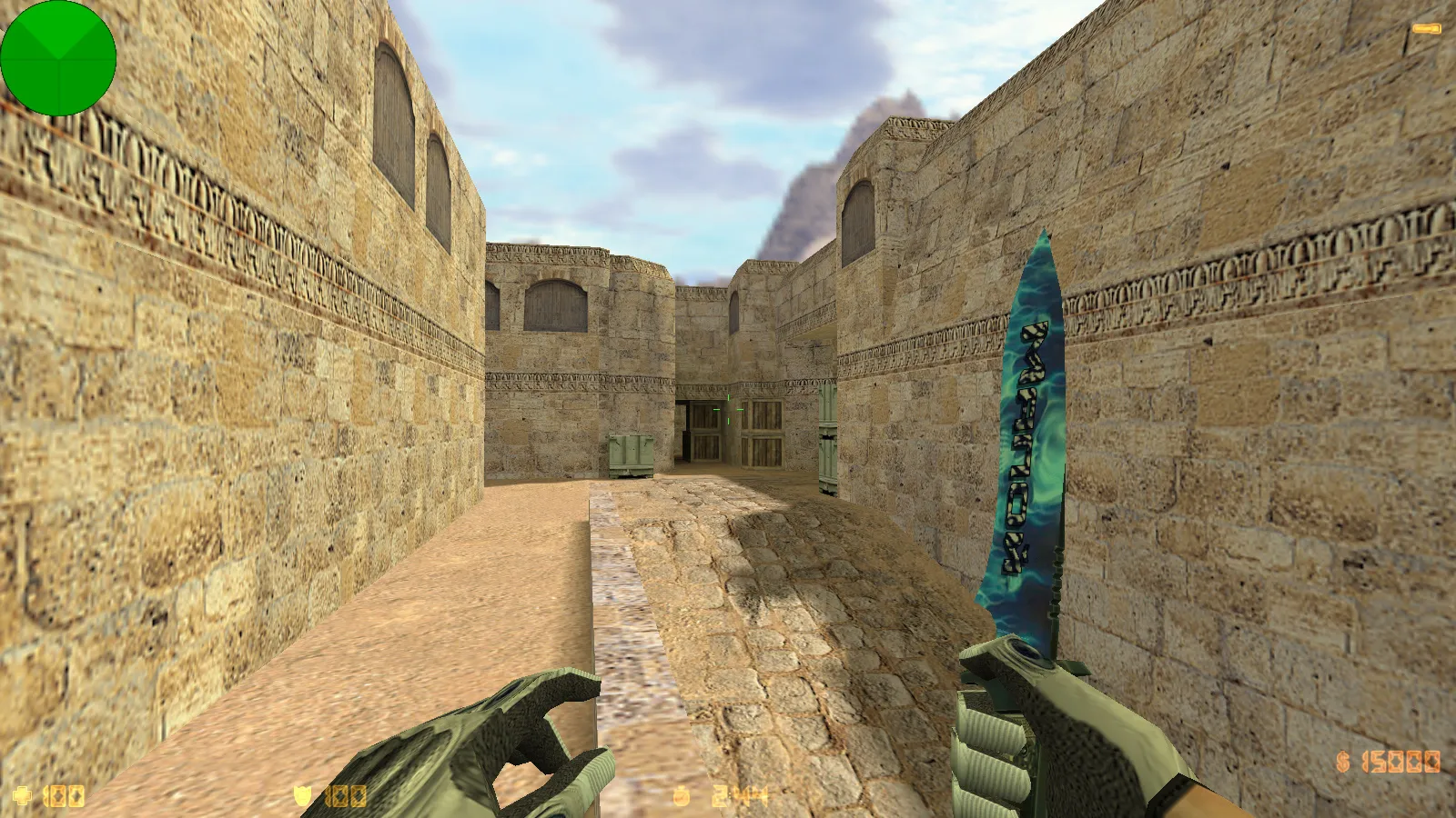 Скриншот CS 1.6 от Малого: блогерская сборка с скинами, черным меню и оптимизированным config.cfg