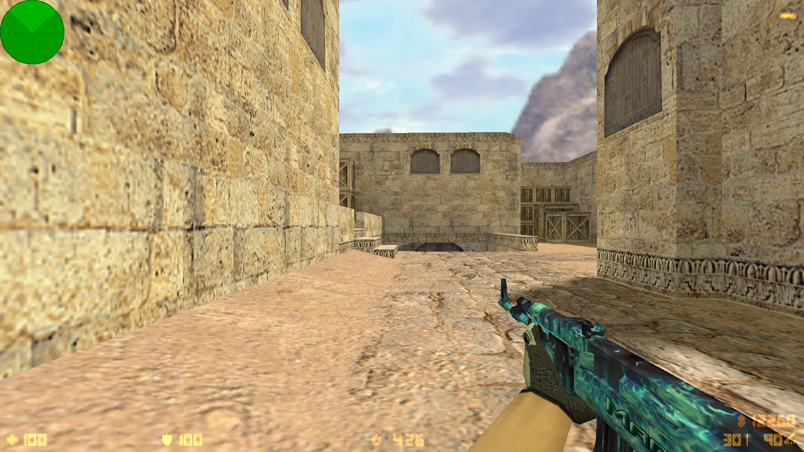 Скриншот CS 1.6 от Малого: блогерская сборка с скинами, черным меню и оптимизированным config.cfg