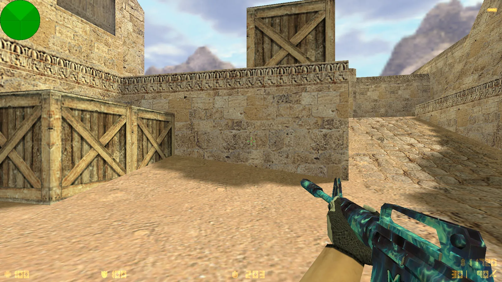 Скриншот CS 1.6 от Малого: блогерская сборка с скинами, черным меню и оптимизированным config.cfg