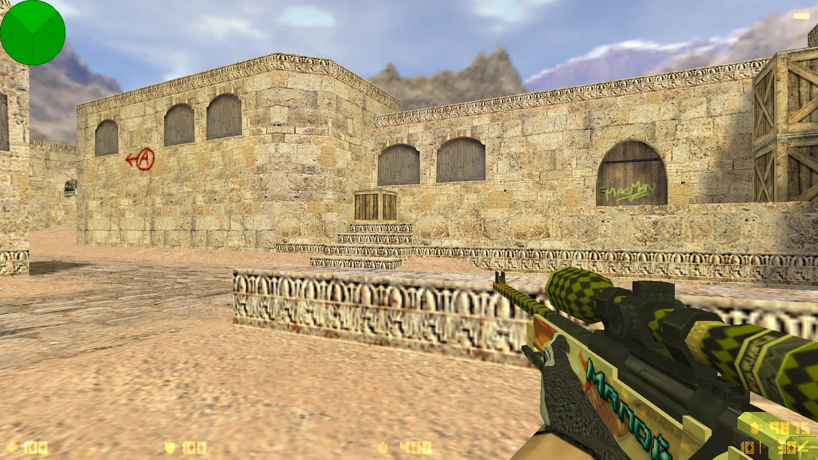 Скриншот  CS 1.6 от Малого: блогерская сборка с скинами, черным меню и оптимизированным config.cfg