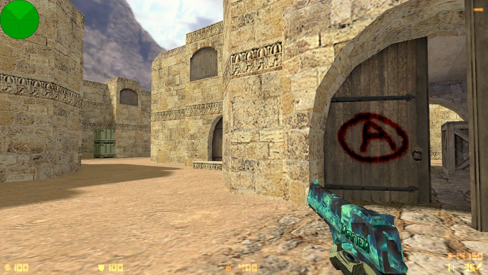 Скриншот  CS 1.6 от Малого: блогерская сборка с скинами, черным меню и оптимизированным config.cfg