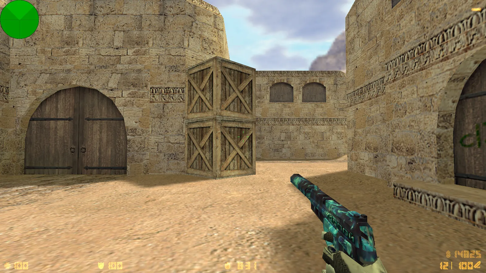 Скриншот  CS 1.6 от Малого: блогерская сборка с скинами, черным меню и оптимизированным config.cfg