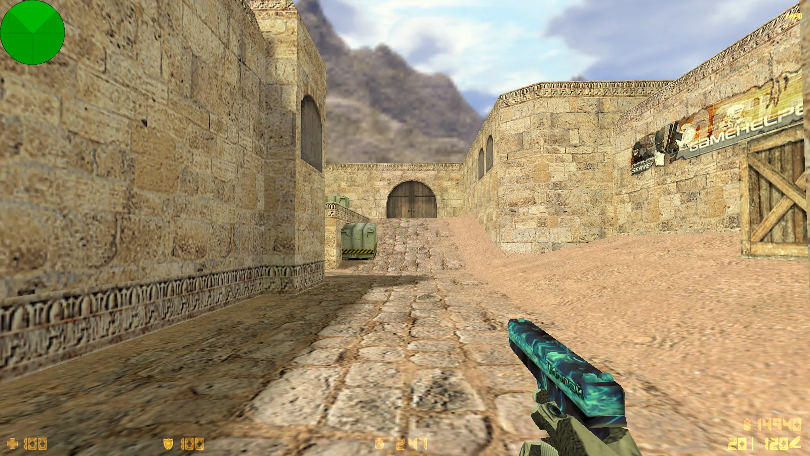 Скриншот  CS 1.6 от Малого: блогерская сборка с скинами, черным меню и оптимизированным config.cfg