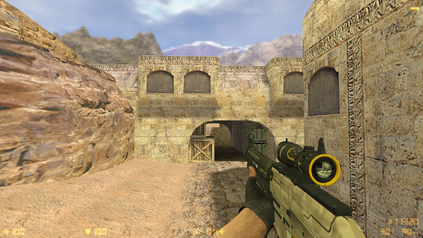 Скриншот  CS 1.6 от Малого: блогерская сборка с скинами, черным меню и оптимизированным config.cfg