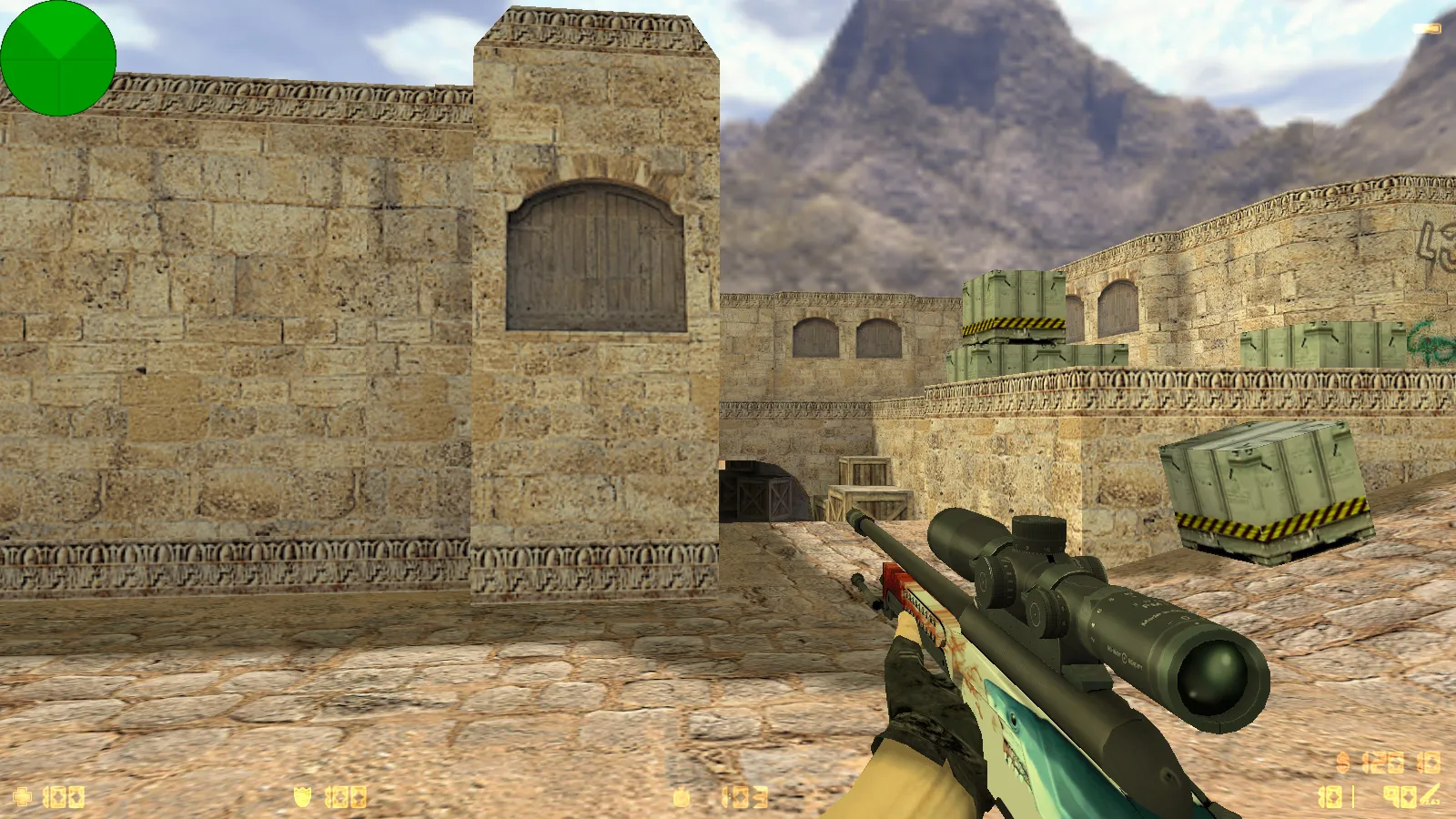 Скриншот  CS 1.6 от Малого: блогерская сборка с скинами, черным меню и оптимизированным config.cfg