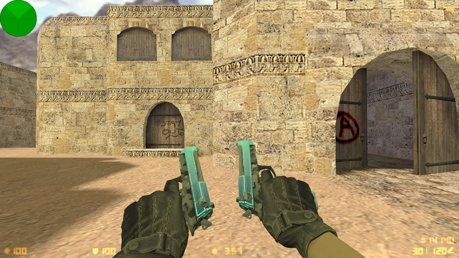 Скриншот  CS 1.6 от Малого: блогерская сборка с скинами, черным меню и оптимизированным config.cfg