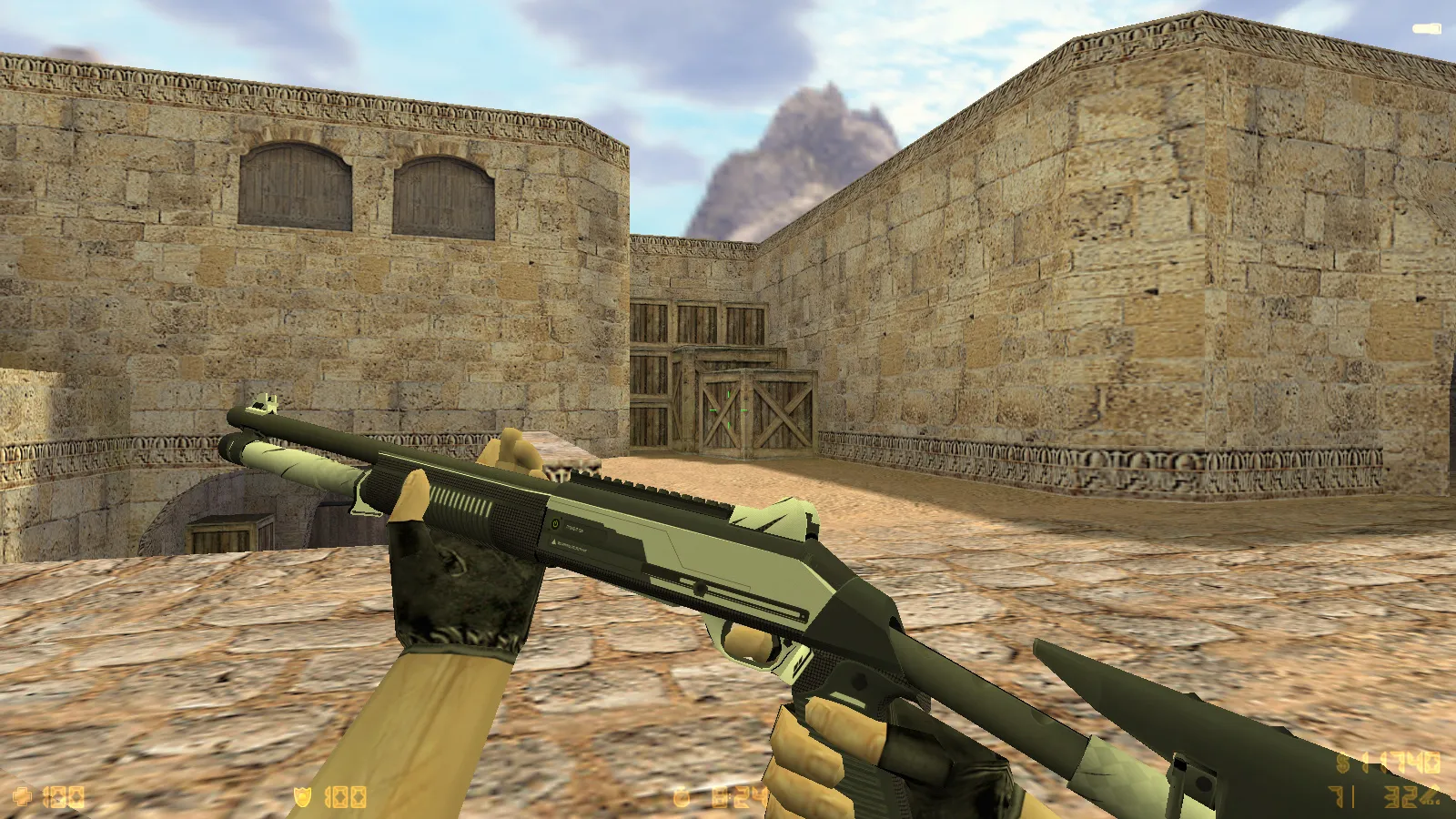 Скриншот  CS 1.6 от Малого: блогерская сборка с скинами, черным меню и оптимизированным config.cfg